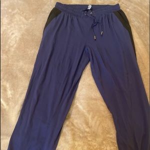 Bebe - Jogger Pants - XL - Blue & Black